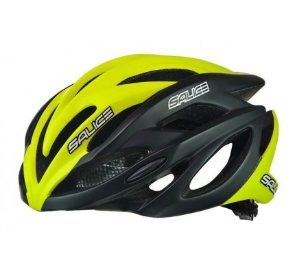 Prilba SALICE GHIBLI black-yellow 54-58 cm