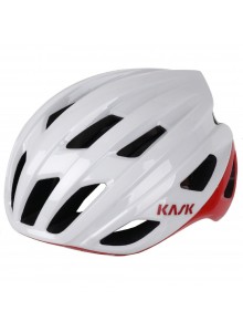 Přilba KASK Mojito3 white-red M/52-58cm 52-58cm