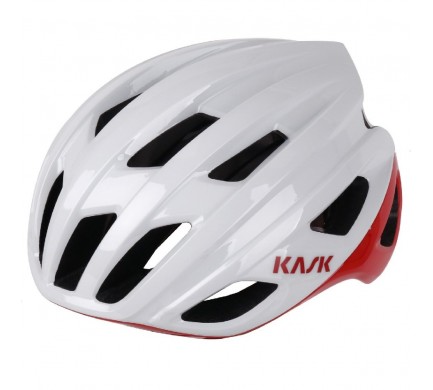 Přilba KASK Mojito3 white-red M/52-58cm 52-58cm
