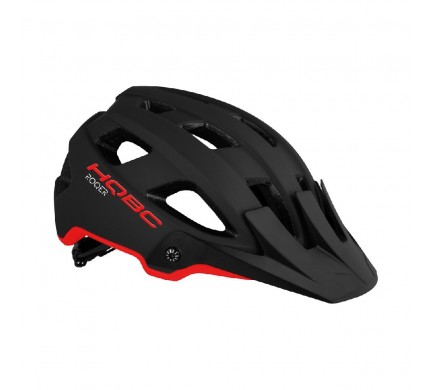 Prilba HQBC Roqer black/red matt M 52-58 cm