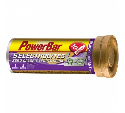 POWER BAR 5 Electrolytes Sport drink čierne ríbezle