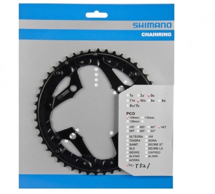 Převodník SH FCT521 48z pro kliky 3x10s blk