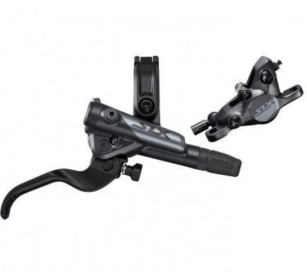 Brzdový strmeň+páčka Shimano SLX M7100 čierny zadný napojená