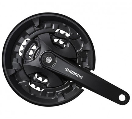 Kľuky Shimano MT101 štvorhran 44-32-22/175 s krytom čierne