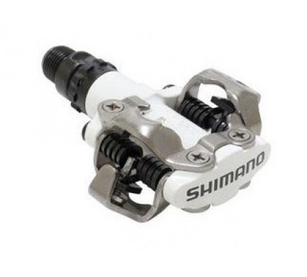 Pedály SHIMANO PDM520 oboustranné SPD bílé