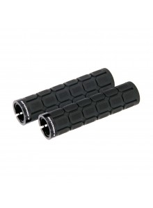 Gripy LONGUS s opěrkou Bi-materiál čierno/červené