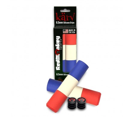 Gripy RedMonkey Karv(Xt) 6,5 mm red/white/blue