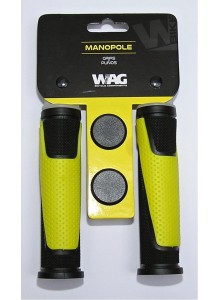 Gripy WAG double D čierno/žlté 125mm