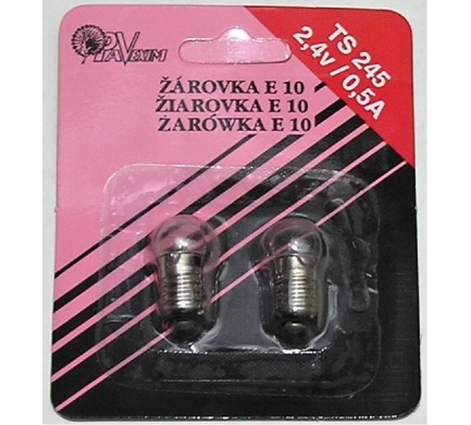 Žiarovka 2,4V/0,5A Z-TS24 B2