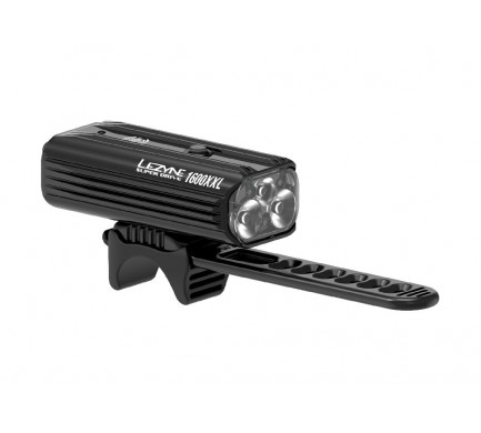 Svetlo LEZYNE predné Super Drive 1600XXL black Svetlo LEZYNE predné Super Drive 1600XXL black