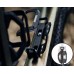 Košík na fľašu ELITE Ambo black, stranový