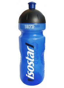 Fľaša ISOSTAR 0,65l modrá/čierna sosák 1977