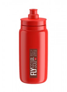 Fľaša ELITE 0,5l Fly NEW červeno/tmavo červené logo