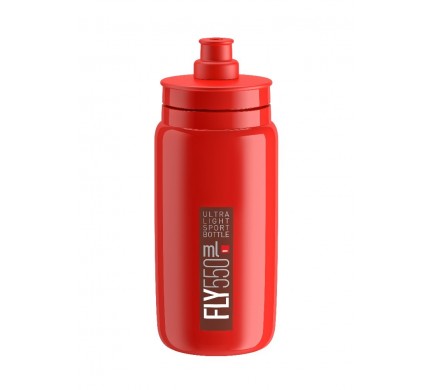 Fľaša ELITE 0,5l Fly NEW červeno/tmavo červené logo