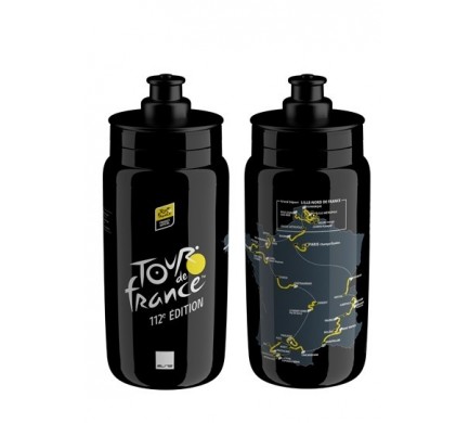 Láhev ELITE 0,5l Fly TdF Map 2025 black