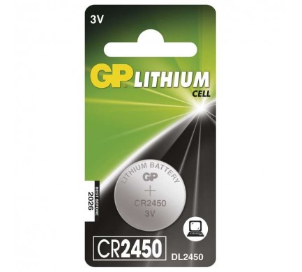 Batéria GP CR 2450 3V 24x5 mm