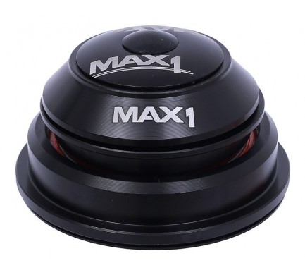 Hlavové zloženie 1-1/8;1-1/2" Al MAX1 semi-integrované, čierne, l, 56 mm