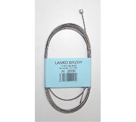 Lanko brzdy INOX 2000mm cestne