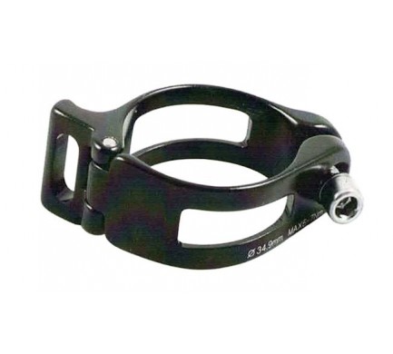 Objímka pro silniční přesmykač 31,8mm černá