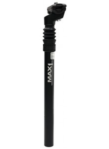 Sedlovka odpružená MAX1 Sport čierna 27,2/350 mm