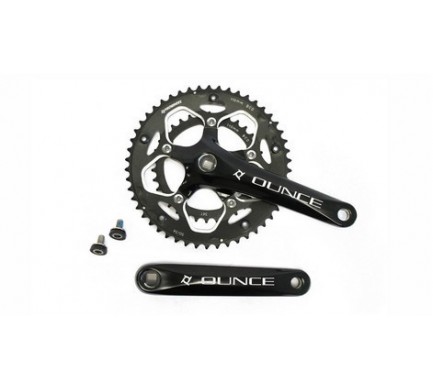 Kliky 2-převodník PROWHEEL AL 50/34z 175mm černé Kliky 2-převodník PROWHEEL AL 50/34z 175mm černé