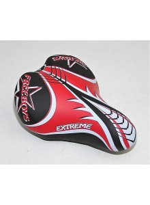 Sedlo MONTE GRAPPA Jun.Speed Racing black/red