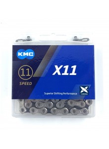 Reťaz KMC X-11 silver/black 114 článkov
