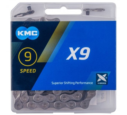 Reťaz KMC X-9-73 grey 114 článkov box