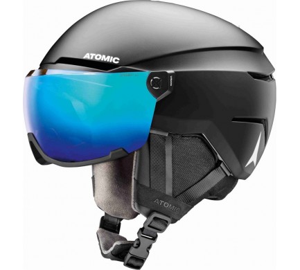 Lyž. helma ATOMIC Savor visor stereo black 63-65cm