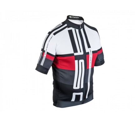 Dres AUTHOR Men Sport X7 ASC k/r 3XL (červená/biela/čierna)