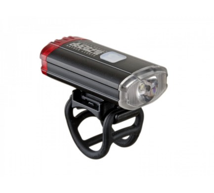 AUTHOR Svetlo predné & zadné A-DoubleShot 250 / 12 lm USB (čierna)