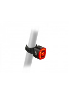 AUTHOR Světlo zad. Cubus Brake USB CobLed 70 lm  (černá/červené-sklo)