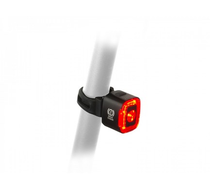 Zadné svetlo AUTHOR Cubus Brake USB CobLed 70 lm  (čierna/červené-sklo)
