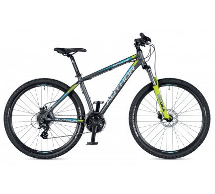 Impulse 27,5 2019 19" sivá-matná/modrá/zelená Author MTB bicykel