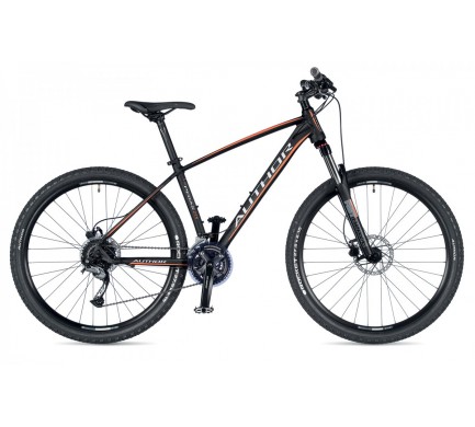 Pegas 27,5 2019 19" čierna-matná/oranžová Author MTB bicykel