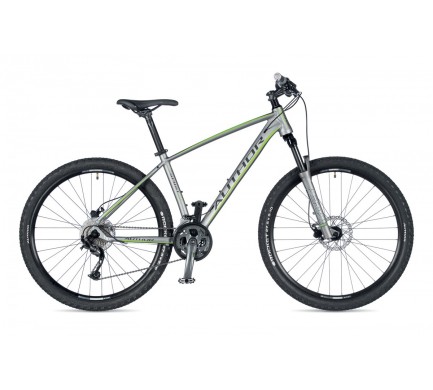 Spirit 27,5 2019 19" strieborná-matná/zelená Author MTB bicykel
