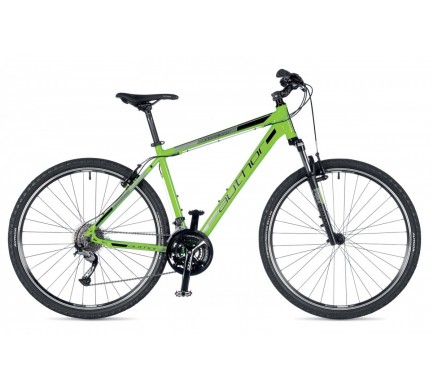 Stratos 2019 18" zelená/čierna Author krosový bicykel