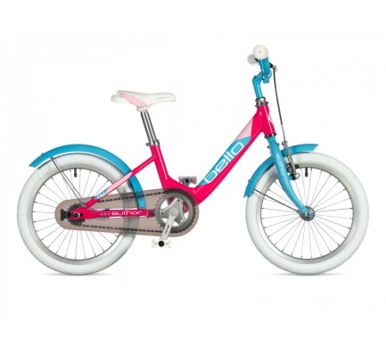 Detský bicykel Author Bello 16" 2020 9" ružová/modrá