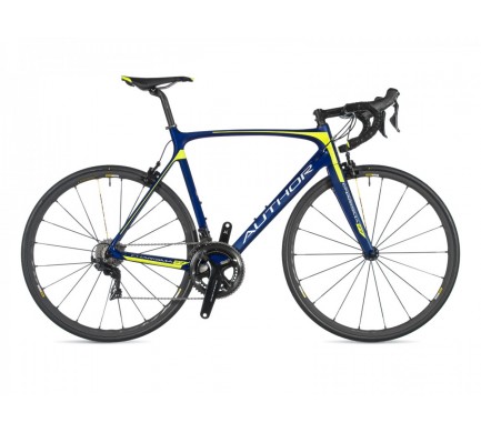 Cestný bicykel Author Charisma 77 2020 54 modrá/žltá-neon