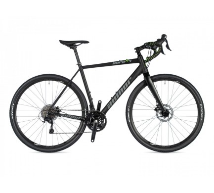 Gravel bike Author Aura XR4 2020 54 čierna-matná/zelená