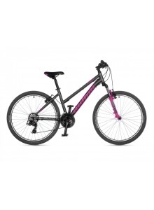 Dámsky MTB bicykel Author Unica 26" 2021 16" sivá-matná/ružová