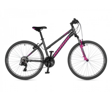 Dámsky MTB bicykel Author Unica 26" 2021 16" sivá-matná/ružová