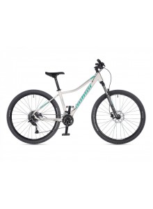 Dámsky MTB bicykel Author Pegas ASL 27,5" 2021 16" biela/strieborná/zelená