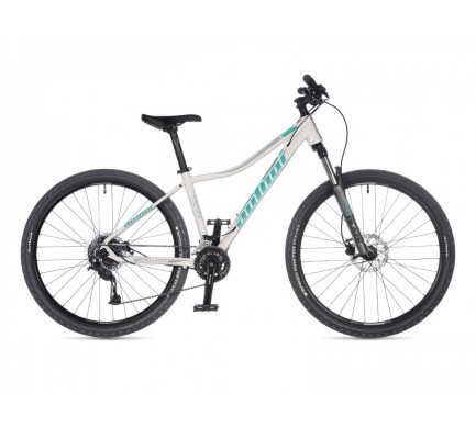 Dámsky MTB bicykel Author Pegas ASL 27,5" 2021 16" biela/strieborná/zelená