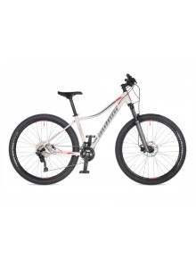 Dámsky MTB bicykel Author Traction ASL 27,5" 2021 16" biela/strieborná/červená