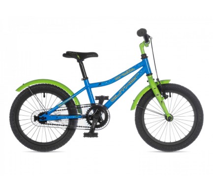Detský bicykel Author Orbit 16" 2023 9" modrá/zelená
