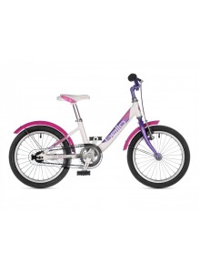 Detský bicykel Author Bello 16" 2023 9" biela/fialová/ružová