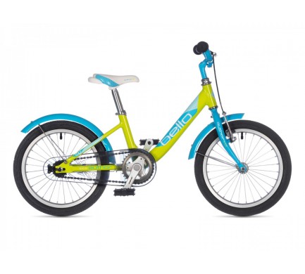 Detský bicykel Author Bello 16" 2023 9" limeta/modrá