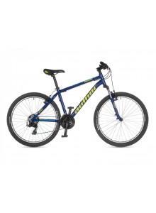 MTB XC bicykel Author Outset 26" 2023 17" modrá/limeta