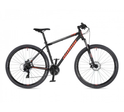 MTB XC bicykel Author Rival 29" 2023 19" čierna-matná/oranžová